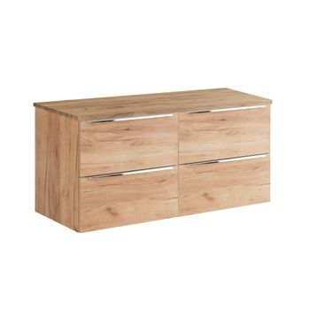 Mueble bajo lavabo 120 cm y encimera tableros laminados madera