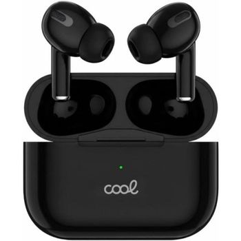 Auriculares Cool Chester inalámbricos Bluetooth con Cancelación de Ruido y micrófono negro