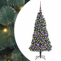 arbolito de navidad  decoraciones de navidad artificial preiluminado con set de bolas