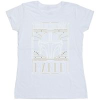 disney camiseta manga larga the mandalorian the way para mujer
