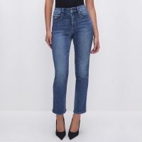 good american good straight light compression jean - uk 10