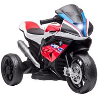 homcom moto electrica bmw hp4 para 18 meses con musica usb velocidad 25 kmh avance y retroceso 825x42x54 cm rojo   aosom espana