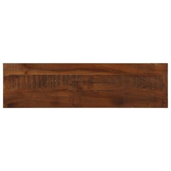 Tablero Mesa Rectangular Madera Maciza Reciclada 110x30x3,8 Cm Vidaxl