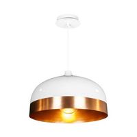 lampara de techo edison lumit 60w altura regulable blancooro o33 cm