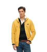 superdry para hombre m2013753a sudadera essential logo washed ziphood amarillo xxl casual algodon