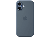 apple funda de silicona con magsafe para iphone 17 compatible correa crossbody azul nautico