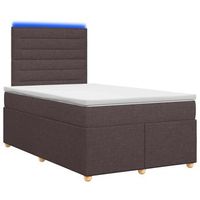 cama tapizada 120x200x1405 cm tejido - marron