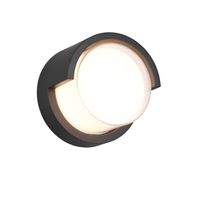 aplique de pared de exterior led puno r 8w