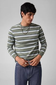 Camiseta De Rayas Regular