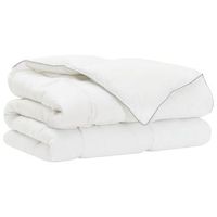 edredon de todo el ano blanco 240 x 220 cm fibra de bambu vidaxl
