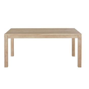 Mesa de comedor de acacia maciza para 6/8 personas, 180 cm de largo