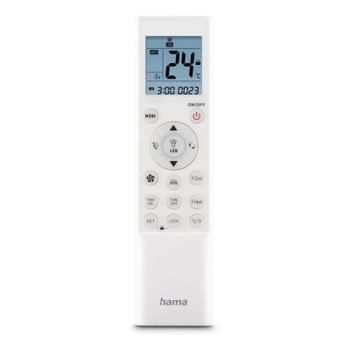 Mando a distancia Hama 00221040 Universal Aire Acondicionado LCD Temporizador Pilas incl.