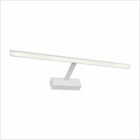 aplique led 14w luz calida 3000k articulado 60cm blanco satinado