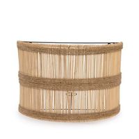 aplique de pared fibra de hierba marina bazar bizar doedoe natural