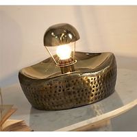 lampara sobremesa levy oro viejo 24 cms 30dx24 cms