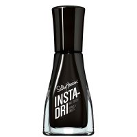 sally hansen insta-dri 1 stroke-1 coat-done nail varnish - black to black