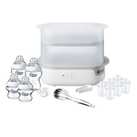 tommee tippee closer to nature electric steriliser set-white