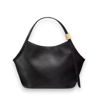 Kate Spade para mujer. KN091 Bolso Deco Small Tulip negro (OSFA), Casual, Piel