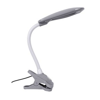 Flexo serie alba 5w led 4000k con clip h.40cm en gris