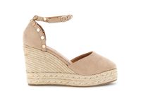 escote de microfibra con tachuelas decoradas sand