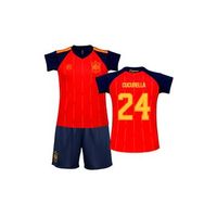 equipacion cucurella espana mundial 2026 replica oficial - nino
