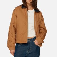 house of sunny wu cotton canvas boxy jacket - m