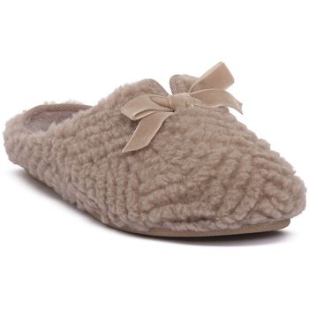 Grunland Pantuflas TAUPE L9GLES para mujer