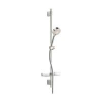 conjunto de barra de pared hansa hansabasicjet 4467 3 chorros cromado 44670133