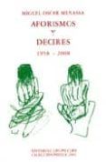 aforismos y decires 1958-2008