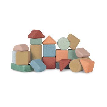 Juego De 2 Cajas De 20 Bloques De Construcción De Corcho Para Niños Pequeños - A Partir De 18 Meses - Korko
