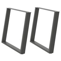 patas para mesa comedor forma u 2 uds  patas para mesa antracita 90x72-73 cm