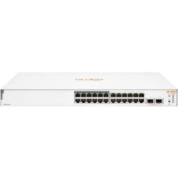 HPE Instant On 1830 Switch 24 Puertos 12p Clase 4 PoE 2SFP 195W Gestionado L2 Gigabit Ethernet 1U