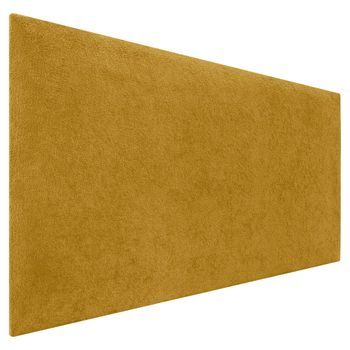 Dhome Cabecero Mostaza 110cm Dual Acabado Toalla Soft Tapizado Liso Con Patas 8cm Grosor 70 Alto Tejido Suave Para Pared Acústicos Cabeceros Absorbentes (110cm, 8cm - 70 Al. - Mostaza)