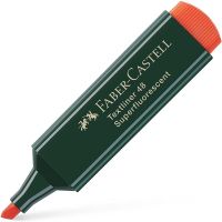 faber castell textliner 48 caja de 10 marcadores fluorescentes naranja