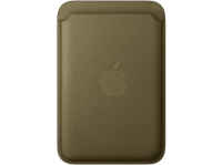 apple cartera de trenzado fino con magsafe para el iphone oliva oscuro