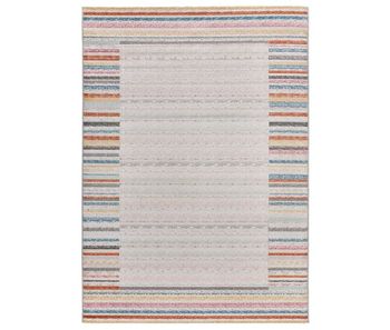 Alfombra geométrica de pelo corto multicolor samara, 120x170 cm - atticgo