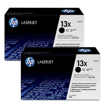 Original Multipack HP LaserJet 1300T Printer Toner Cartridges (2 Pack) -Q2613X