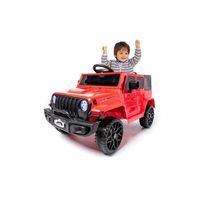 ataa adventure rojo - coche electrico infantil para ninos bateria 12v con mando control remoto