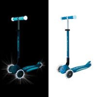 patinete con ruedas luminosas elite azul