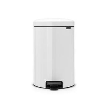 Cubo De Pedal Newicon 20l. Blanco 111846