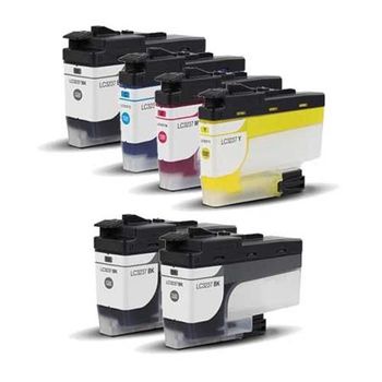 Compatible Multipack Brother LC3237BK 1 Full Set + 2 EXTRA Black Ink Cartridges (6 Pack)