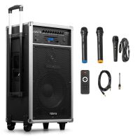 sistema de megafonia vonyx st180 450w rms bluetooth cd usb sd microfonos uhf