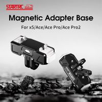 base magnetica para insta360 ace pro 2 adaptador de dos garras soporte de puerto universal de rosca 14 para accesorios de camara insta360 x54