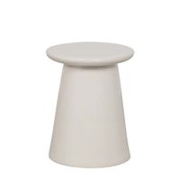 taburete de ceramica blanca
