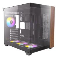 caja pc antec cx800 argb blanca vidrio templado atx gaming