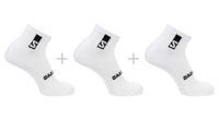 salomon everyday ankle calcetines de 3 pares blanco unisex