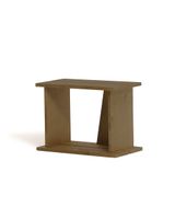 estanteria modular de diseno en color marron