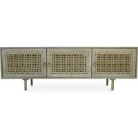 aparador de madera - mueble tv diseno vintage - opa madera natural