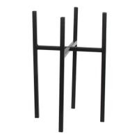 soporte para plantas ascot negro  h35xb205xl205cm