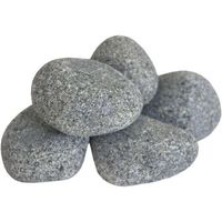 piedras volcanicas redondas sauna 20kg 10cm saunapro